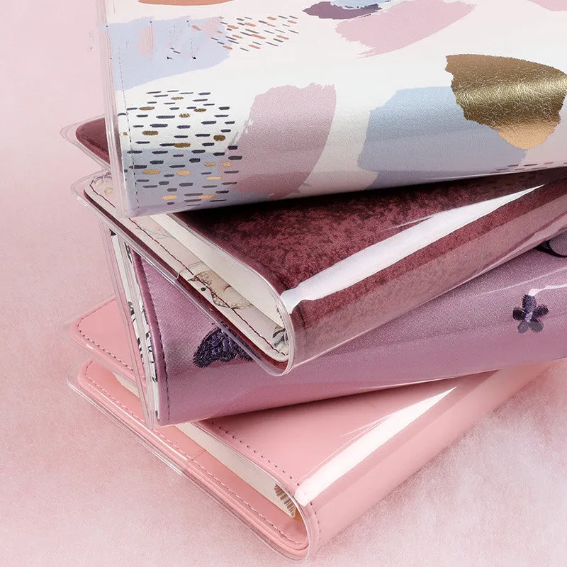 Transparent EVA book jacket for A6 loose-leaf hand ledger, size 311x198mm, clear cover protection