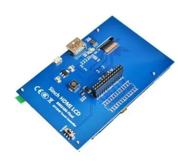 5 inch 800x480 resistive touch LCD screen HDMI display for Raspberry Pi with GPIO connection