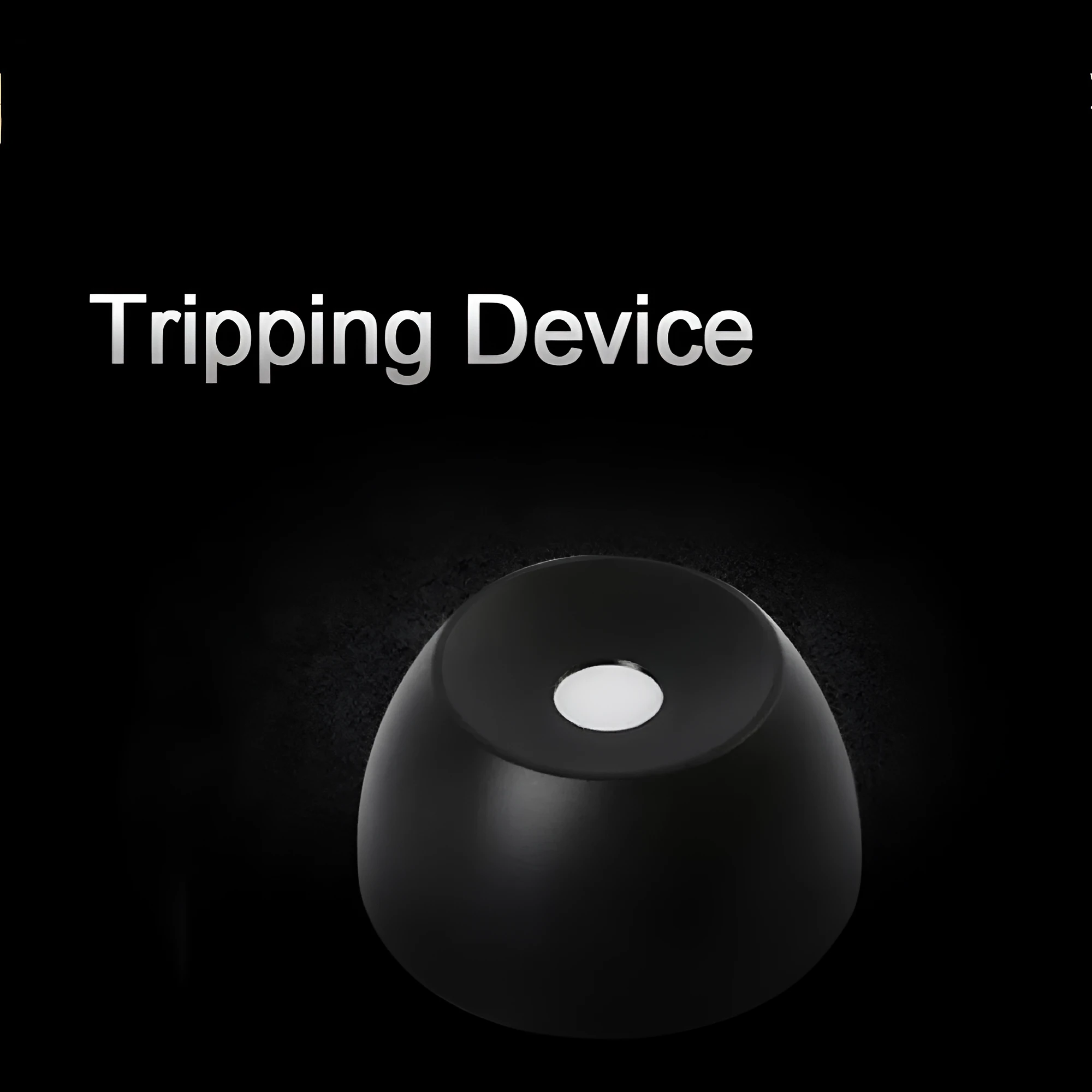 Black 74x35mm magnetic snap opener with 12000GS force for removing supermarket anti-theft buckles