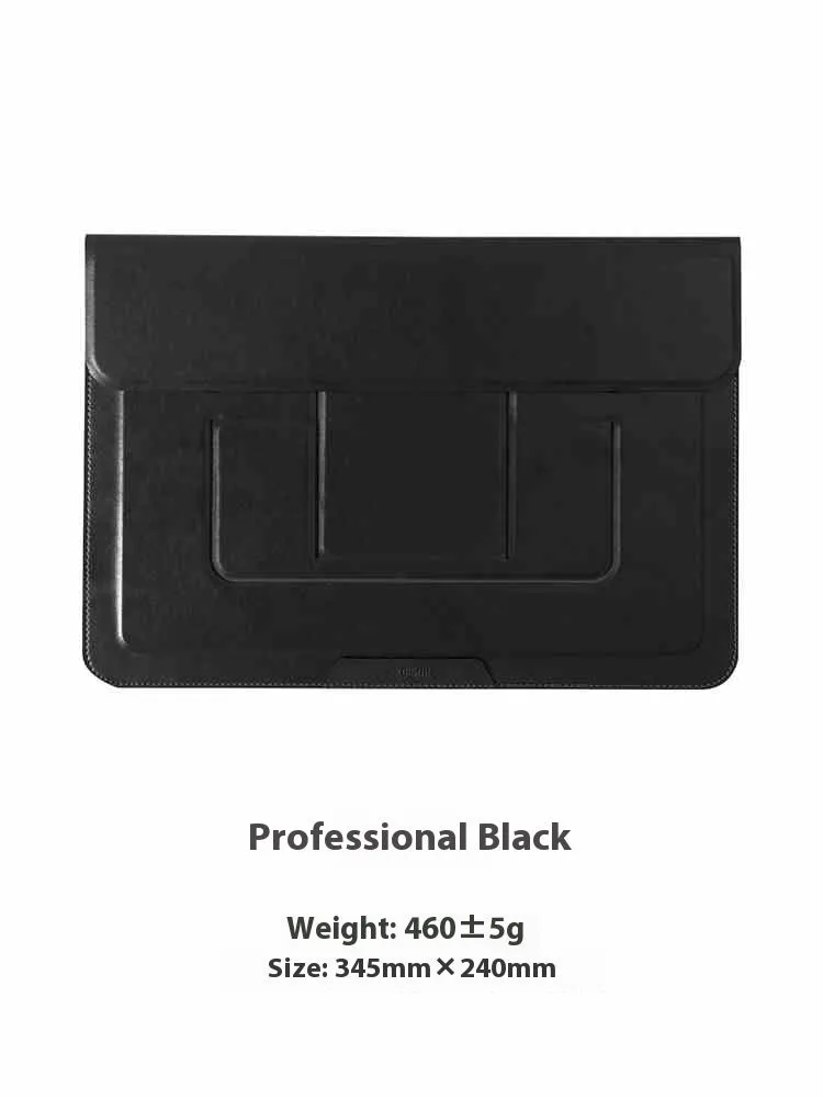 13.3-inch dual-angle laptop bracket bag in black or brown business style