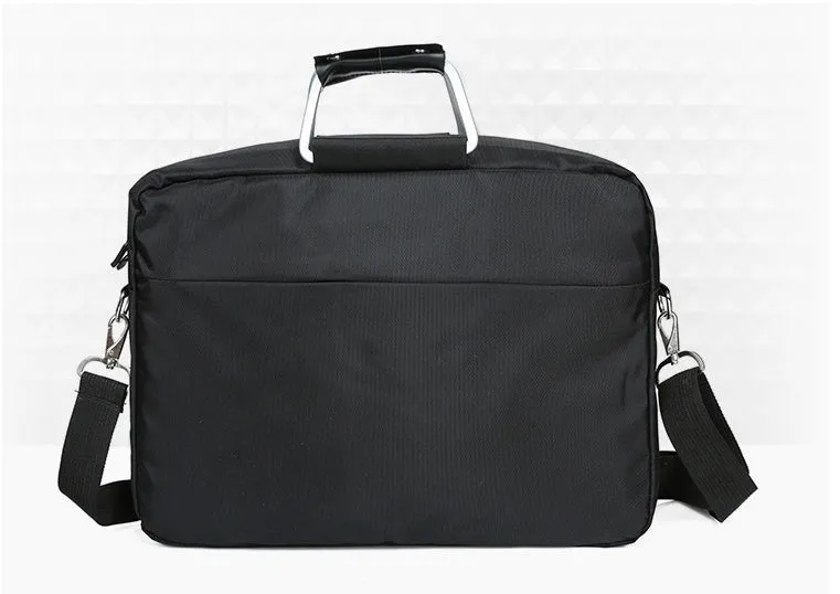 Computer bag exhibition gift bag 14 inch wear resistant nylon cloth black colour
