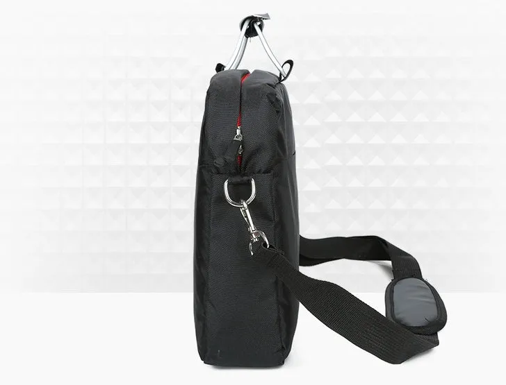 Computer bag exhibition gift bag 14 inch wear resistant nylon cloth black colour