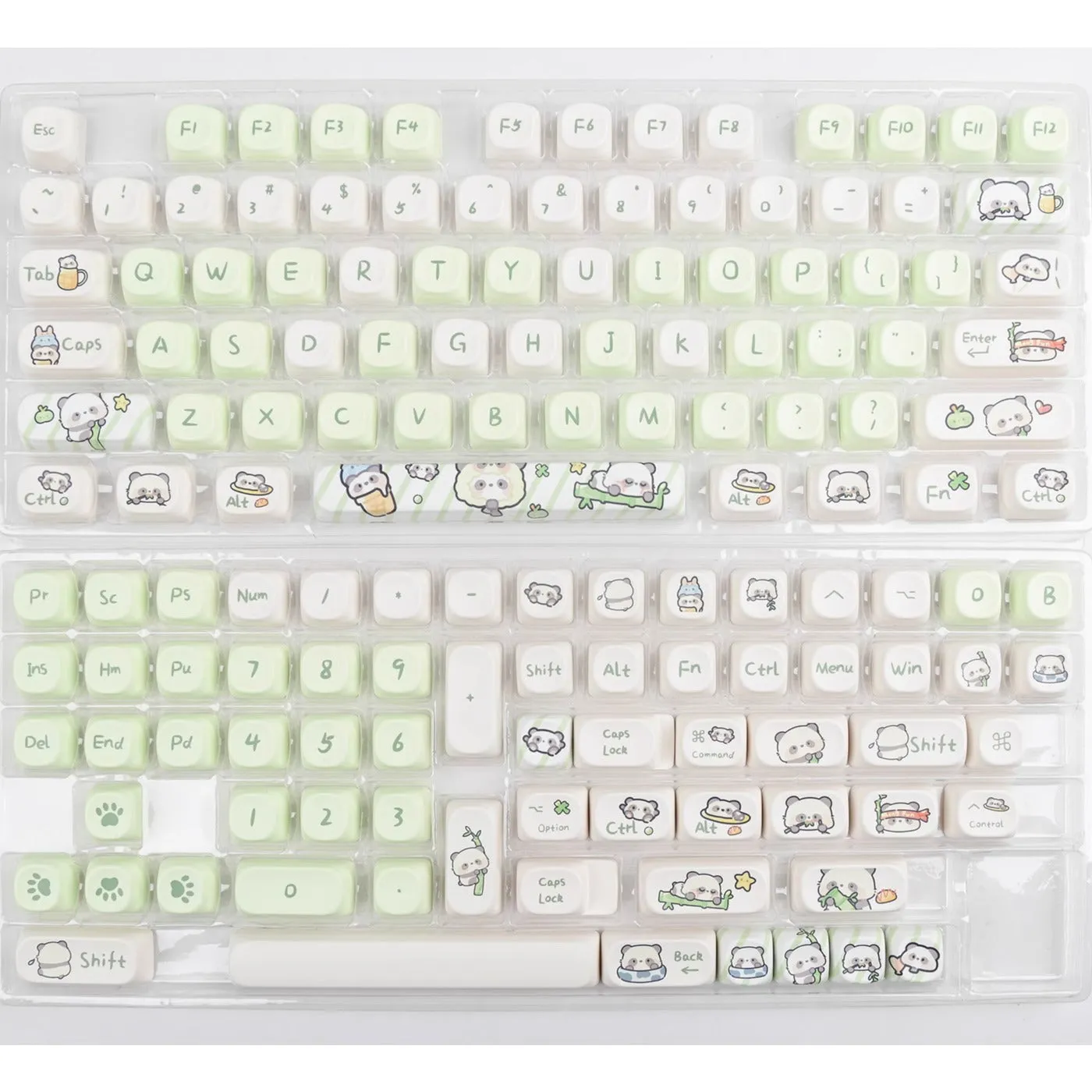 Sublimation PBT key cap set for Wooting keyboards, available in Taro Kitten Moa colour, with magnetic shaft adapter compatibility