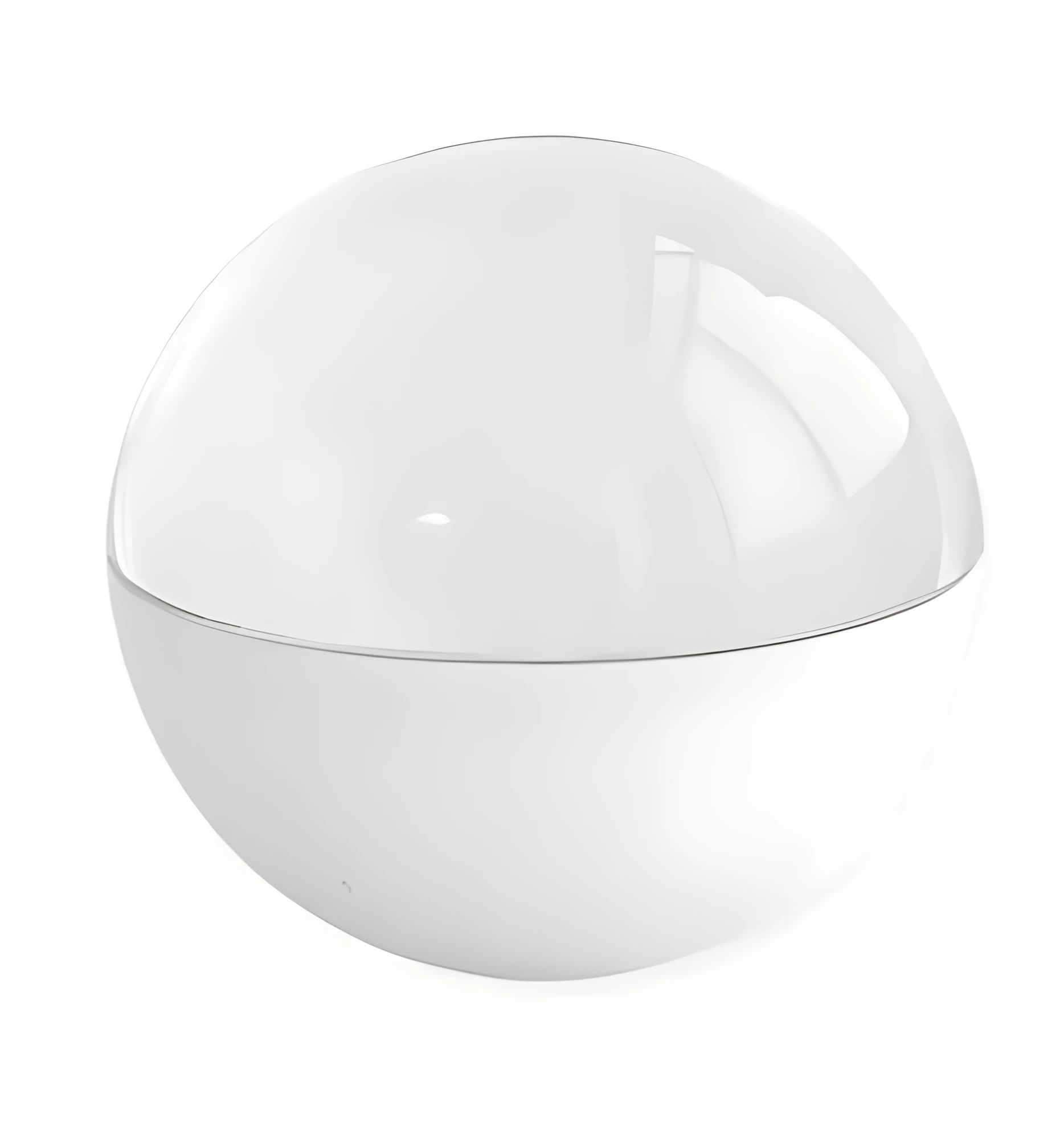 7cm glass electronic ball with video display, Type-C power, white colour option
