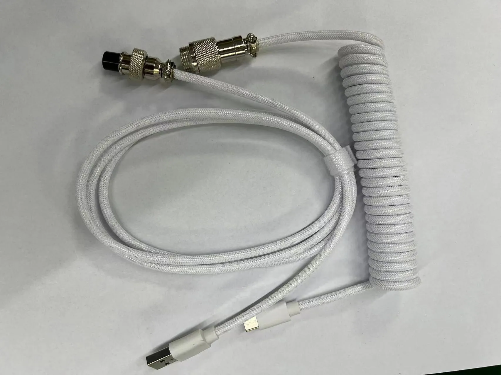 3m USB DIY data cable for mechanical keyboards, available in multiple colours including black and fluorescent green