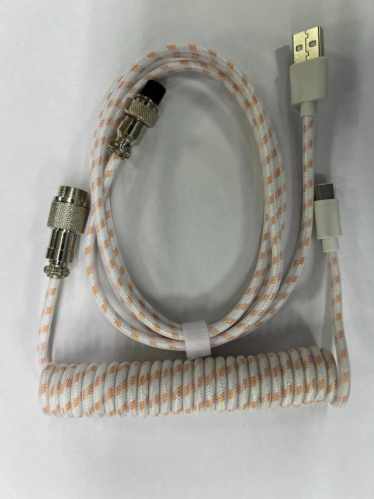3m USB DIY data cable for mechanical keyboards, available in multiple colours including black and fluorescent green