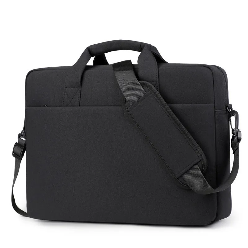 Khaki polyester full airbag shockproof computer bag with Oxford cloth exterior
