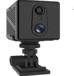 Wireless 4G indoor surveillance camera with 3MP resolution and infrared night vision