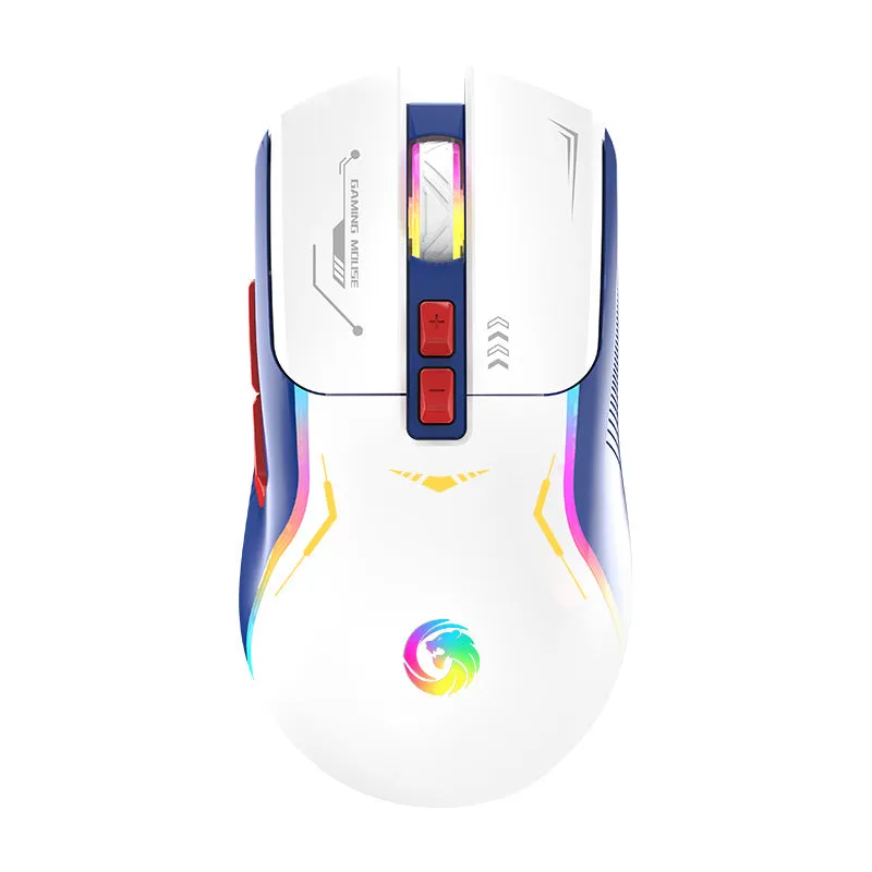 Wired optical mouse in black for gaming and home use with 1.5 metre cable and compact 128x68x45mm size