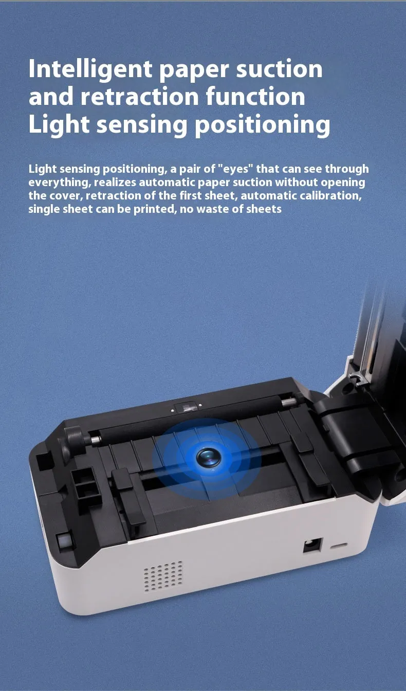 Thermal express single electronic surface printer with Bluetooth connectivity and compact 149mm design