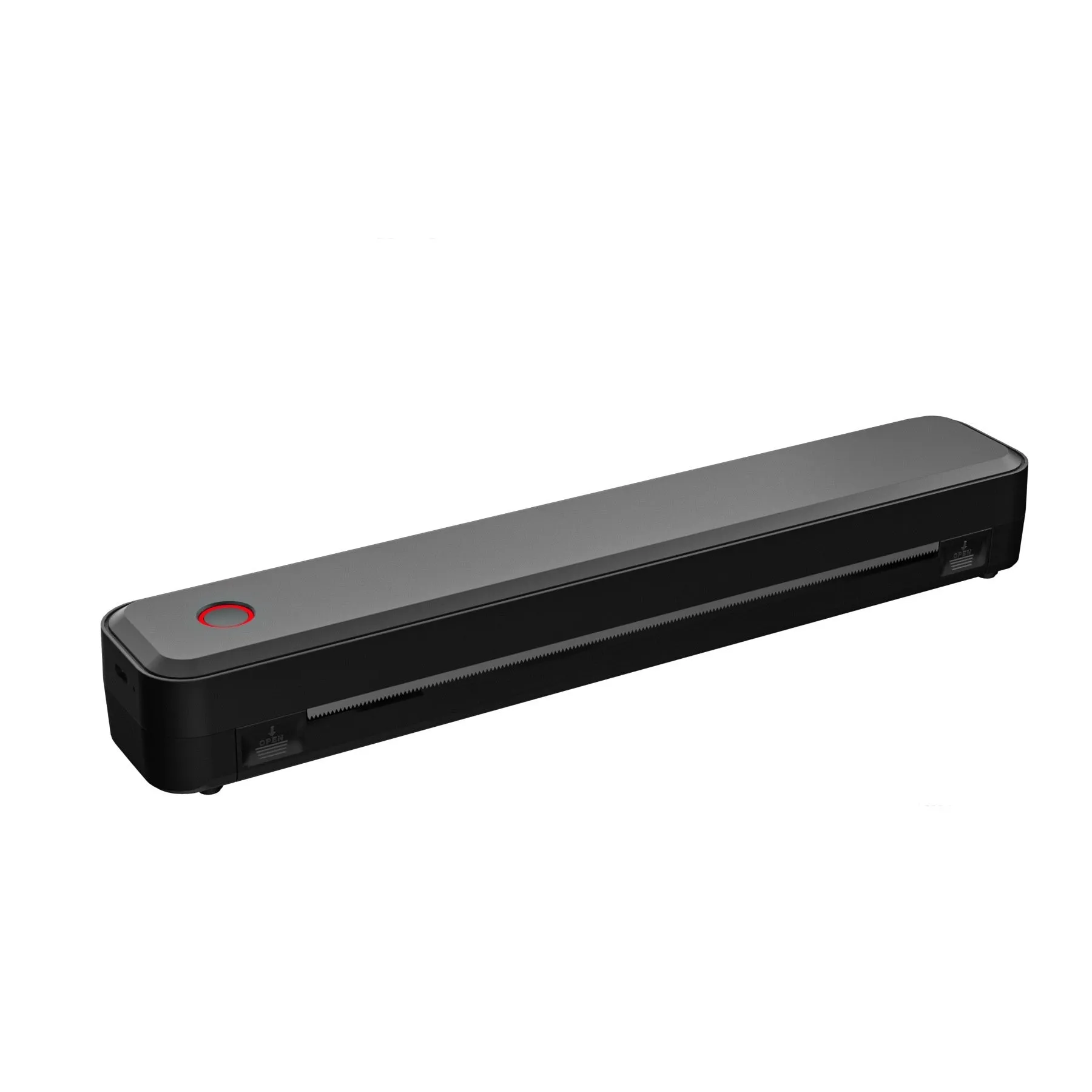 Compact black or white thermal printer with Bluetooth for mobile phone printing