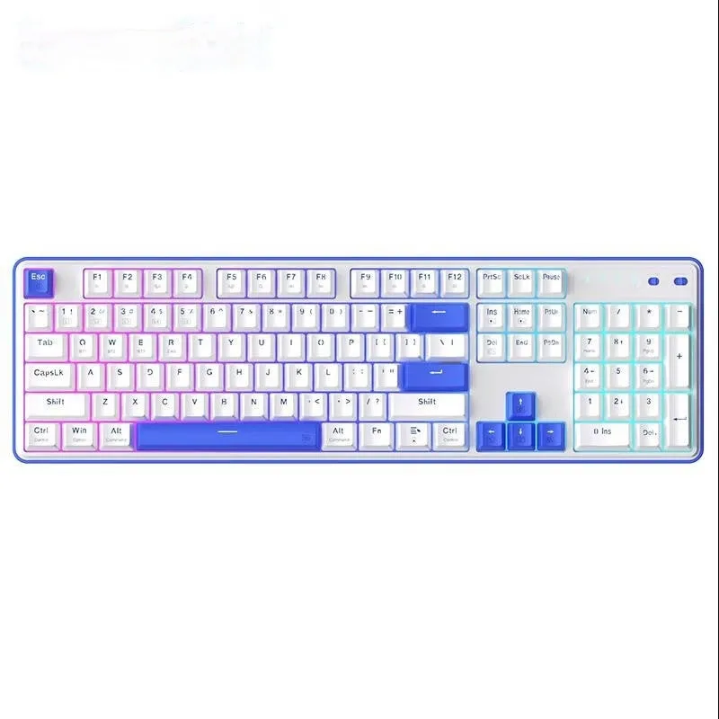 Red Dragon 104-key mechanical gaming keyboard in a selected colour with USB cable.
