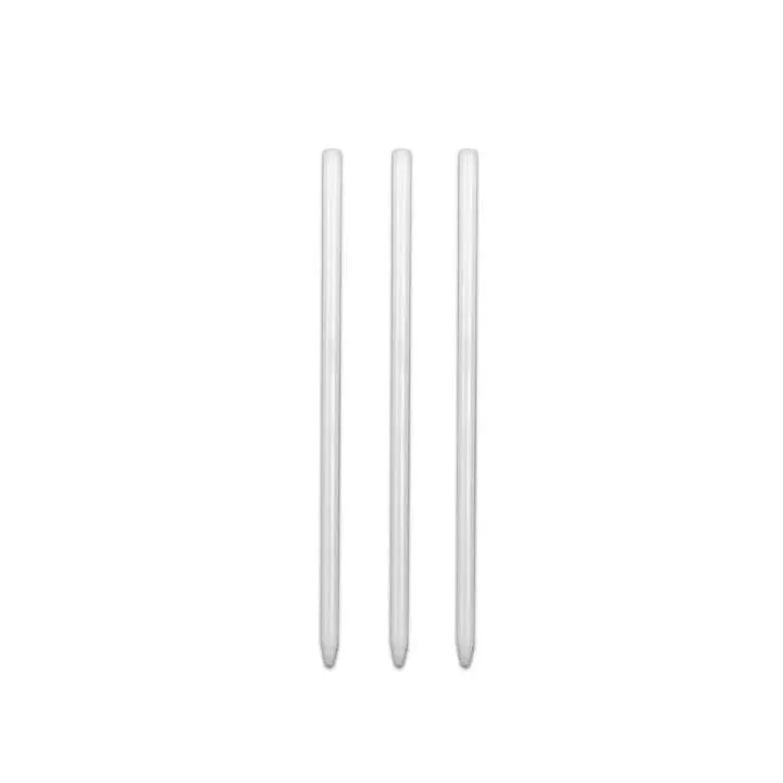 Loose leaf spiral notebook replacement paper core with pen and pencil refills on a table.