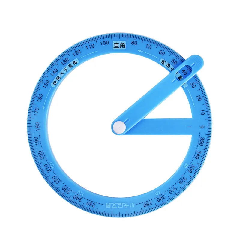 Plastic fraction teaching aid set with plates, circles, and operation models for elementary school maths.