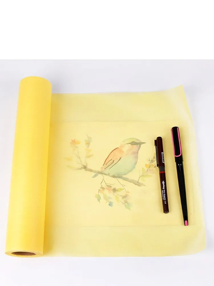 Aikale sketch paper roll in white or yellow colour, shown with dimensions 30.5cm or 46cm wide.