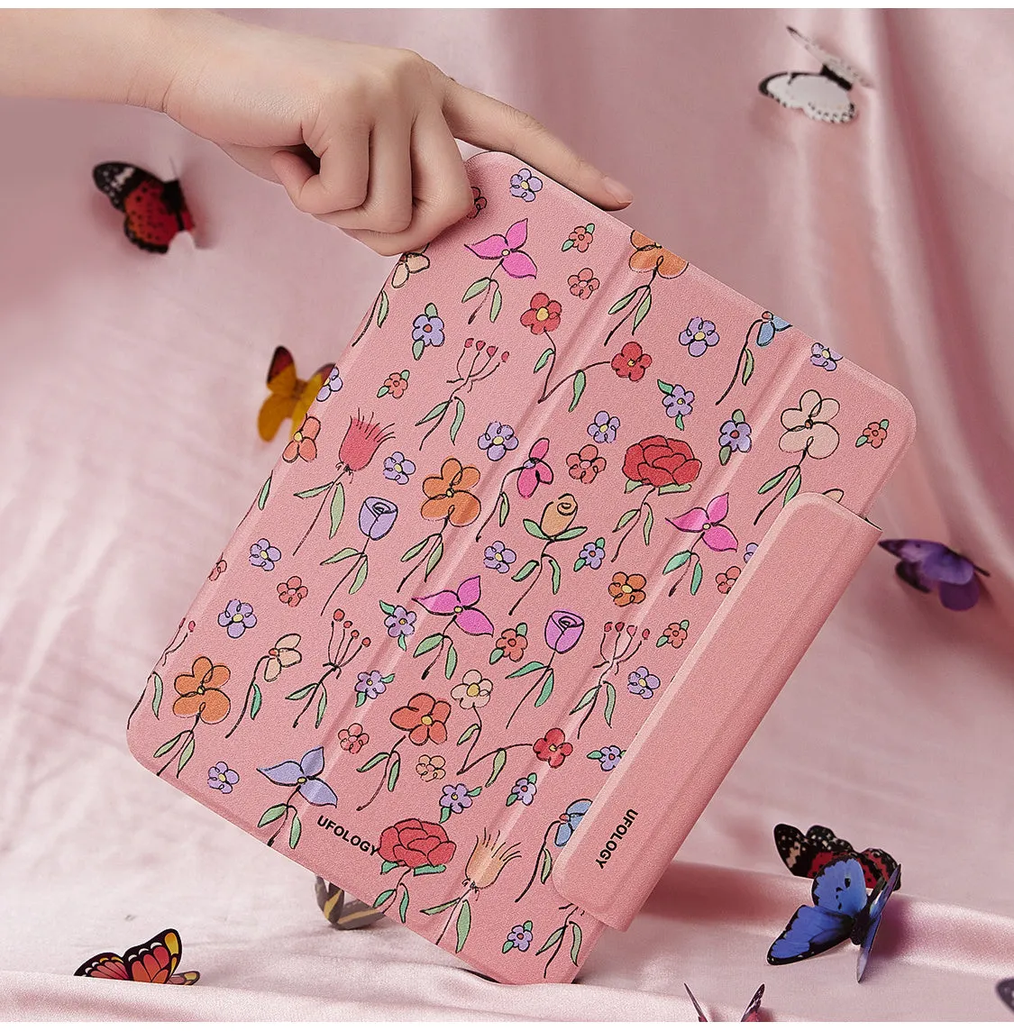 Magnetic suction flat shell protective case for 10.9-inch iPad Air 4 and iPad Air 5 tablets