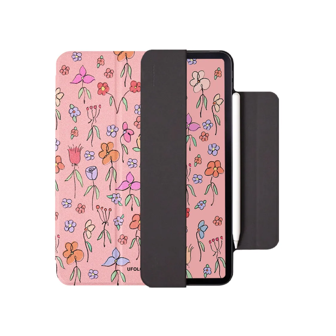 Magnetic suction flat shell protective case for 10.9-inch iPad Air 4 and iPad Air 5 tablets