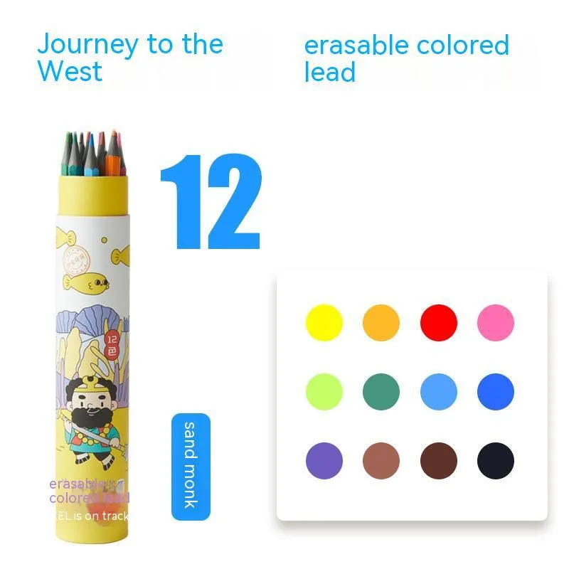 Zhenglin Sports colour pencils in 24 and 36 colour sets with paper barrel construction