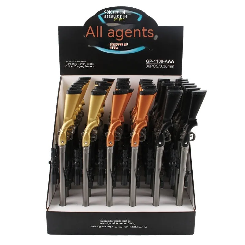 Marvel series 98K sniper rifle creative modelling gel pen with 0.5mm tip