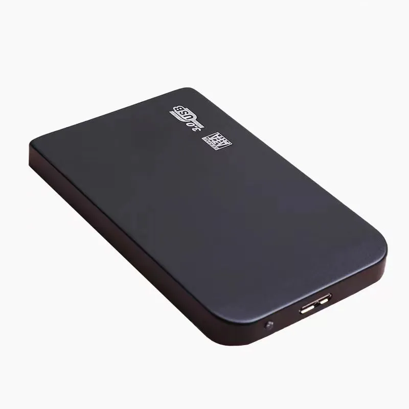 USB 3.0 external solid state drive with metal shell in black, blue, red, or silver