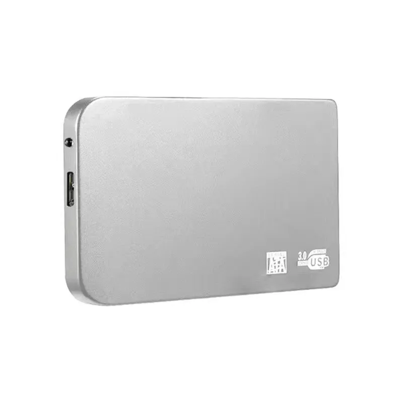 USB 3.0 external solid state drive with metal shell in black, blue, red, or silver