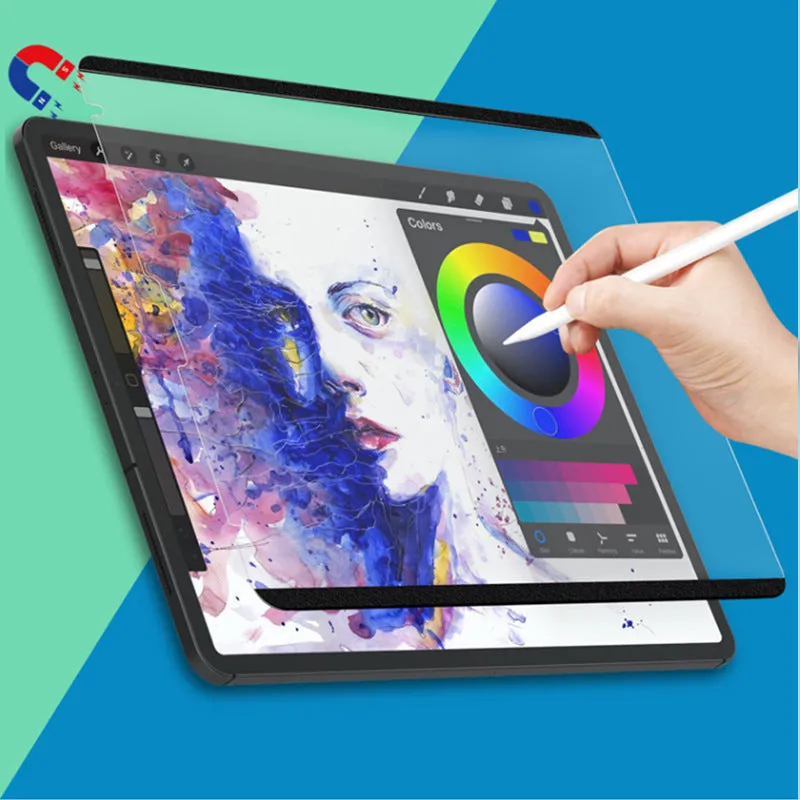 11 inch magnetic drawing film for iPad tablets with detachable PET magnet writing surface