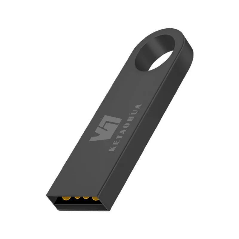 Custom metal car-shaped high-speed USB flash drive in silver, gold, rose gold, or black.