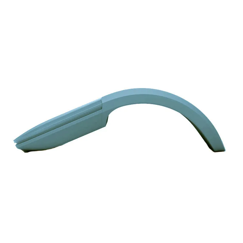 Folding Bluetooth 4.0 touch wireless mouse shown in unfolded position with dimensions 131.2 x 55 x 14.5 mm