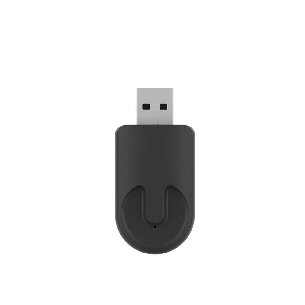 Small black CarPlay USB interface adapter for wireless data and Apple CarPlay in cars