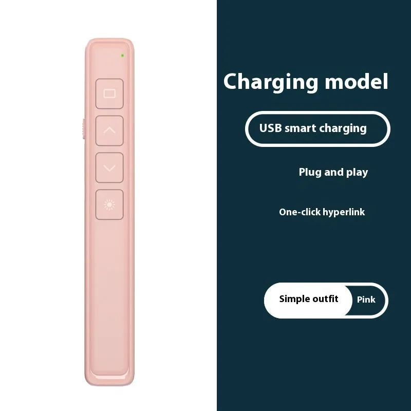 Whiteboard remote control pen for PPT presentations with universal receiver in multiple colour options