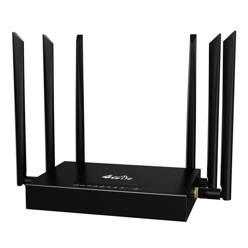 Industrial iron box 4G 3G router with multiple antenna and power supply configurations