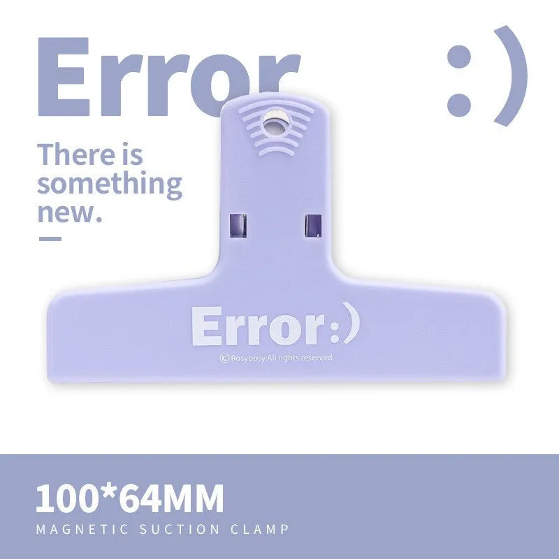 Haze Series magnetic bill clip in plastic magnet alloy measuring 100x64mm