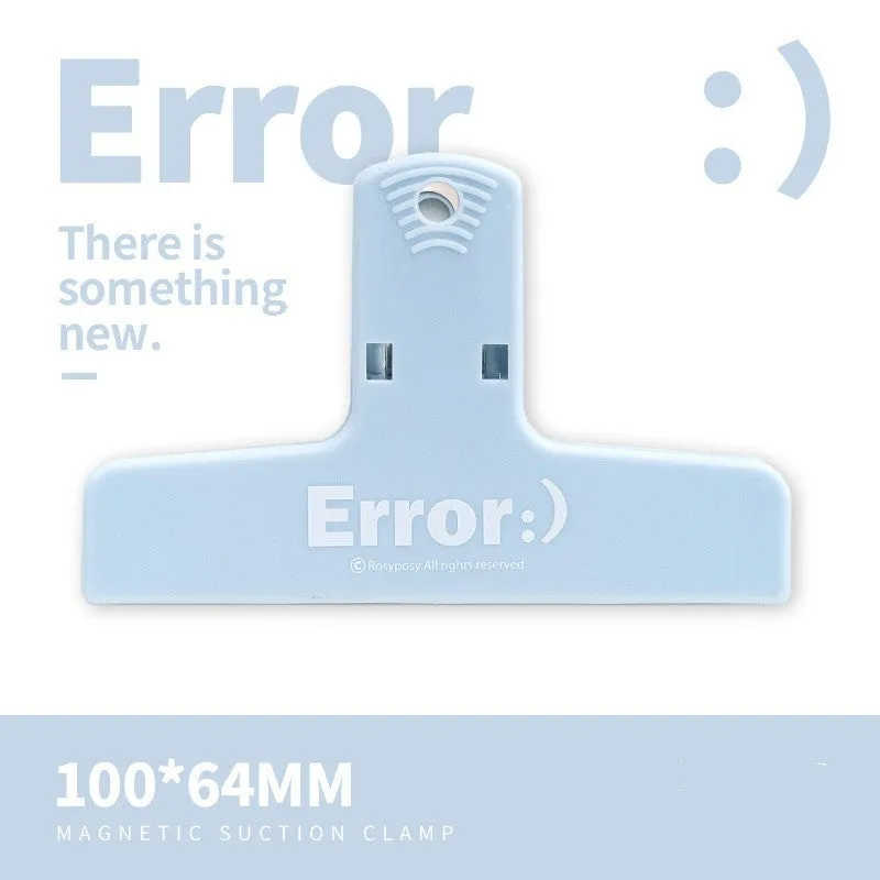 Haze Series magnetic bill clip in plastic magnet alloy measuring 100x64mm