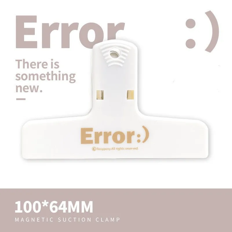 Haze Series magnetic bill clip in plastic magnet alloy measuring 100x64mm