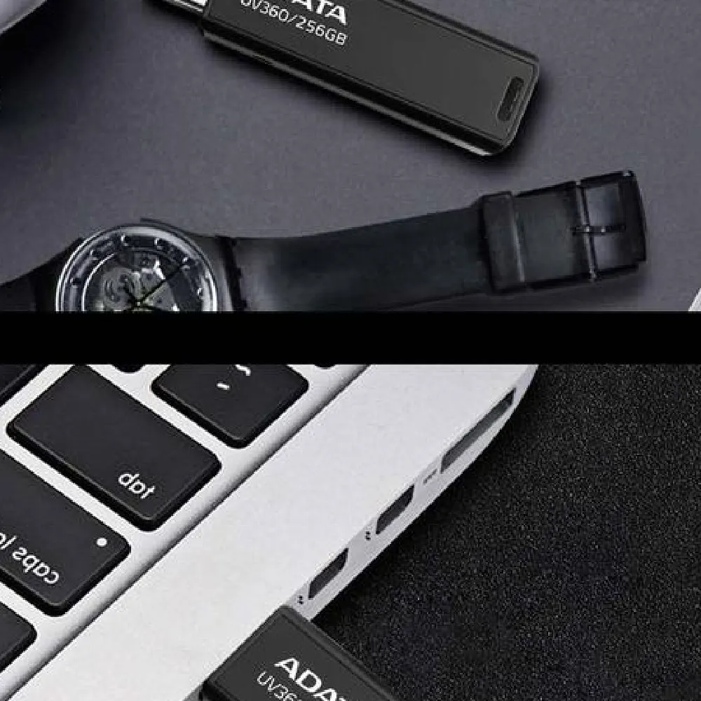 Black car mounted USB drive with waterproof plastic case showing flexible design