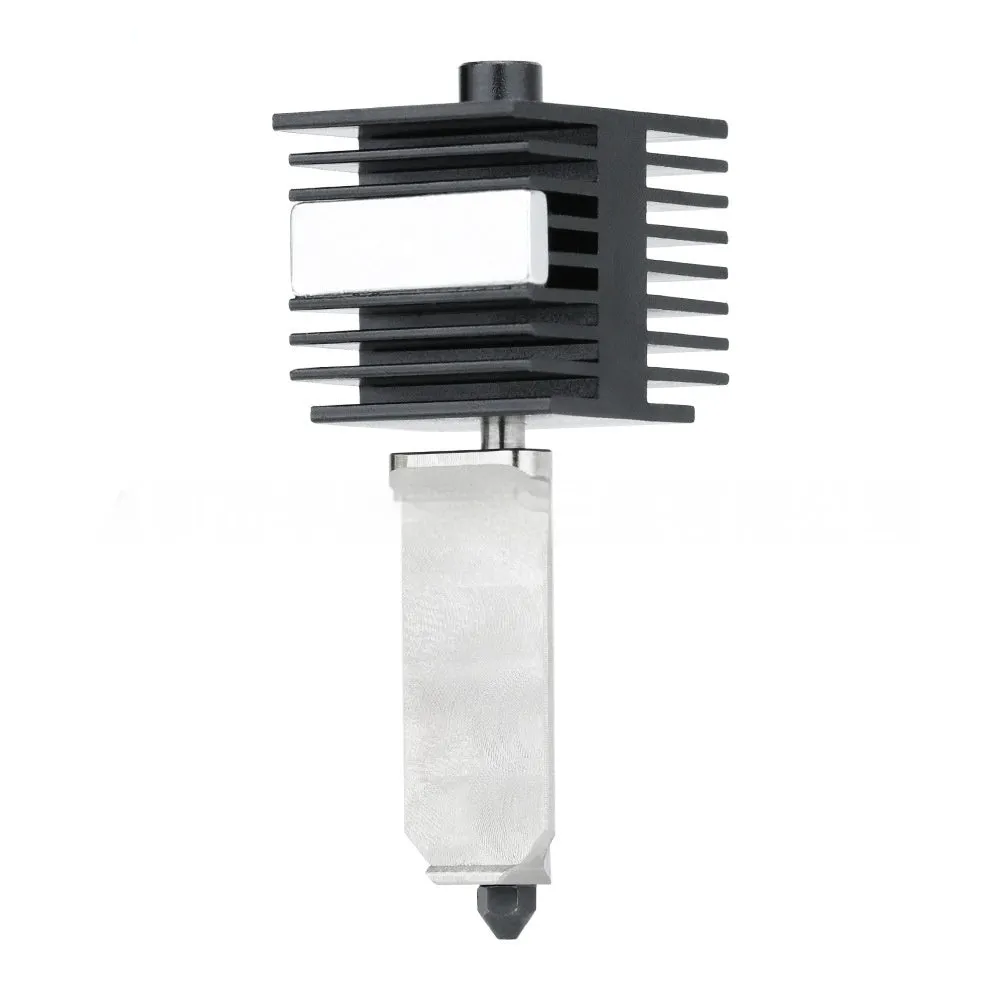 Bambu Lab A1 Mini 3D printer hot end replacement kit with four nozzle sizes and black silicone sleeve