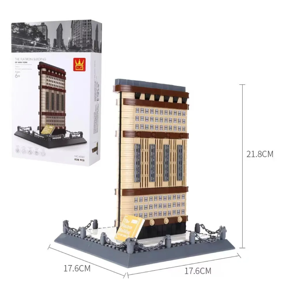 Wange architectural building blocks showing global landmarks including Eiffel Tower, Taj Mahal, and Big Ben