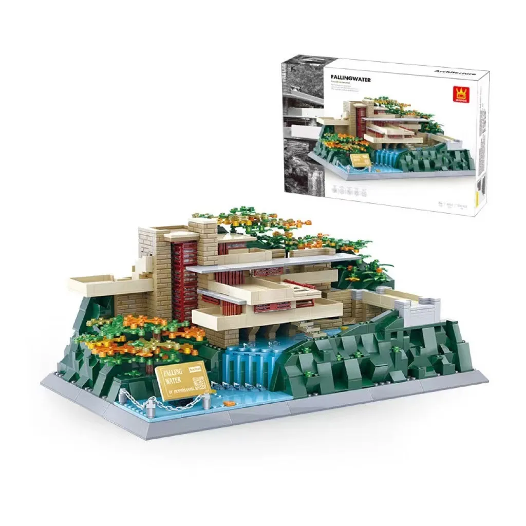 Wange architectural building blocks showing global landmarks including Eiffel Tower, Taj Mahal, and Big Ben
