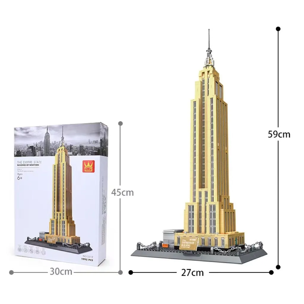 Wange architectural building blocks showing global landmarks including Eiffel Tower, Taj Mahal, and Big Ben