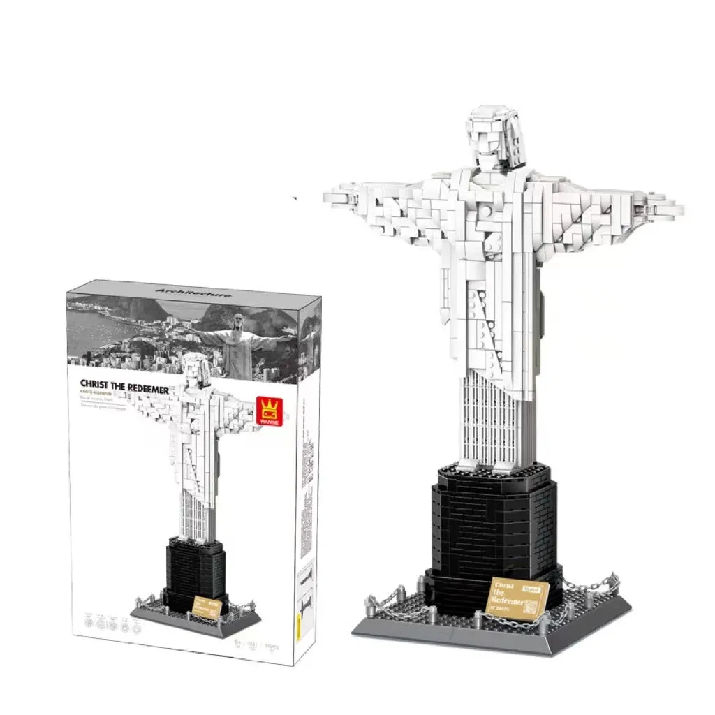 Wange architectural building blocks showing global landmarks including Eiffel Tower, Taj Mahal, and Big Ben