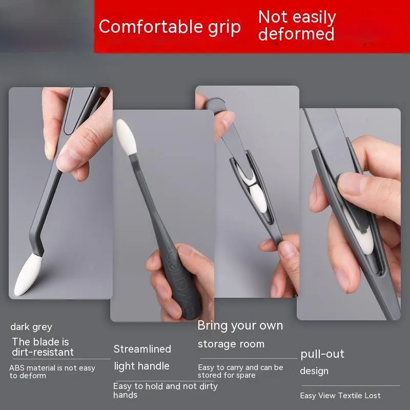 Fluorescent pen eraser smear tip, a plastic sketch rubbing knife art correction tool in colour R20212.
