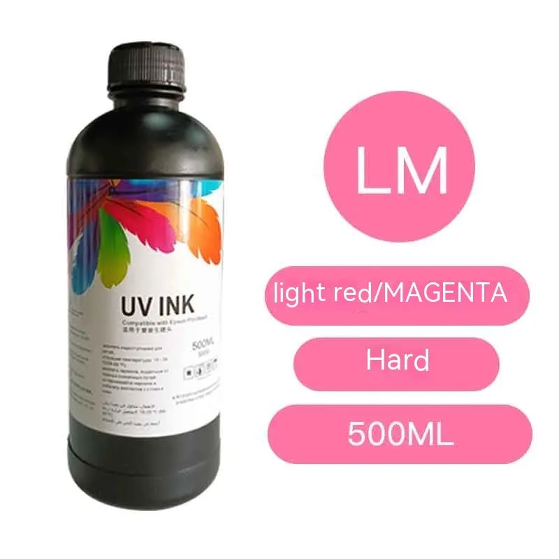 500ml bottle of Epson compatible UV ink for XP600 TX800 printers