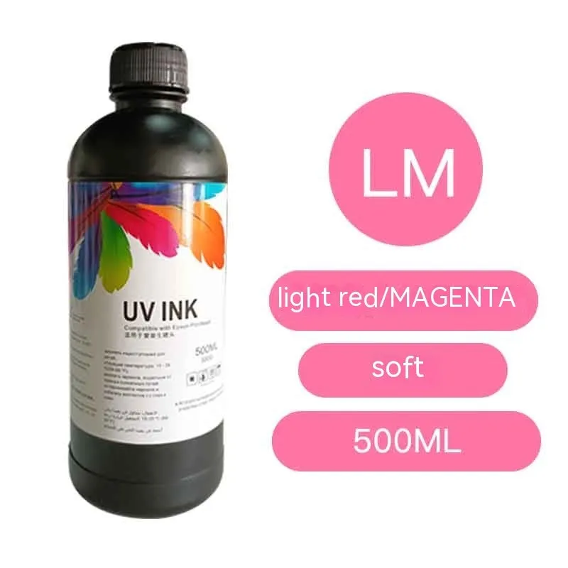 500ml bottle of Epson compatible UV ink for XP600 TX800 printers