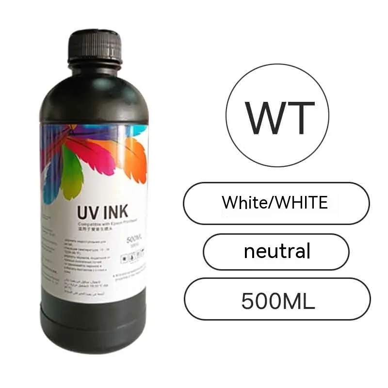 500ml bottle of Epson compatible UV ink for XP600 TX800 printers
