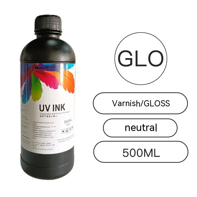500ml bottle of Epson compatible UV ink for XP600 TX800 printers