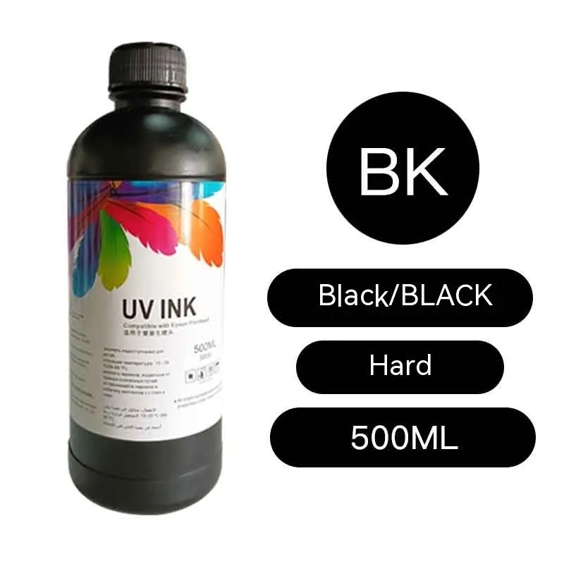 500ml bottle of Epson compatible UV ink for XP600 TX800 printers