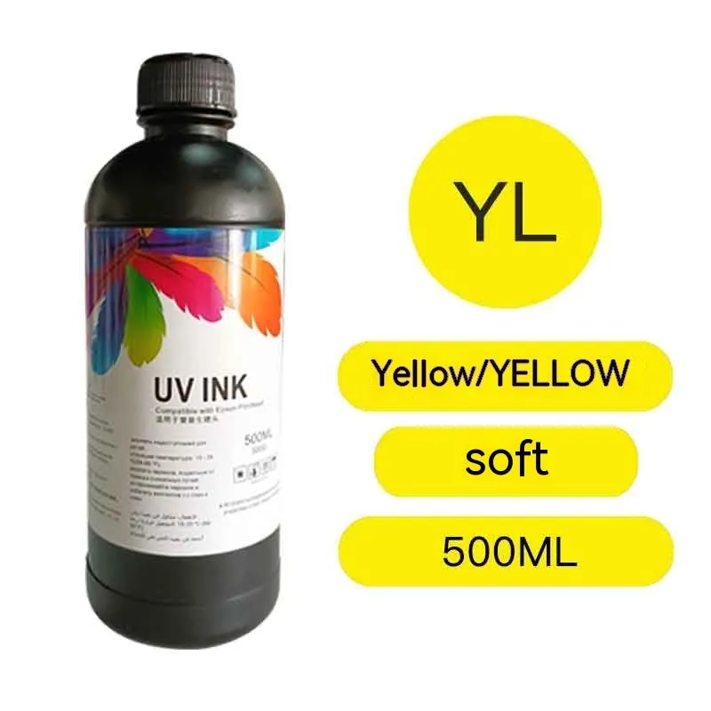 500ml bottle of Epson compatible UV ink for XP600 TX800 printers