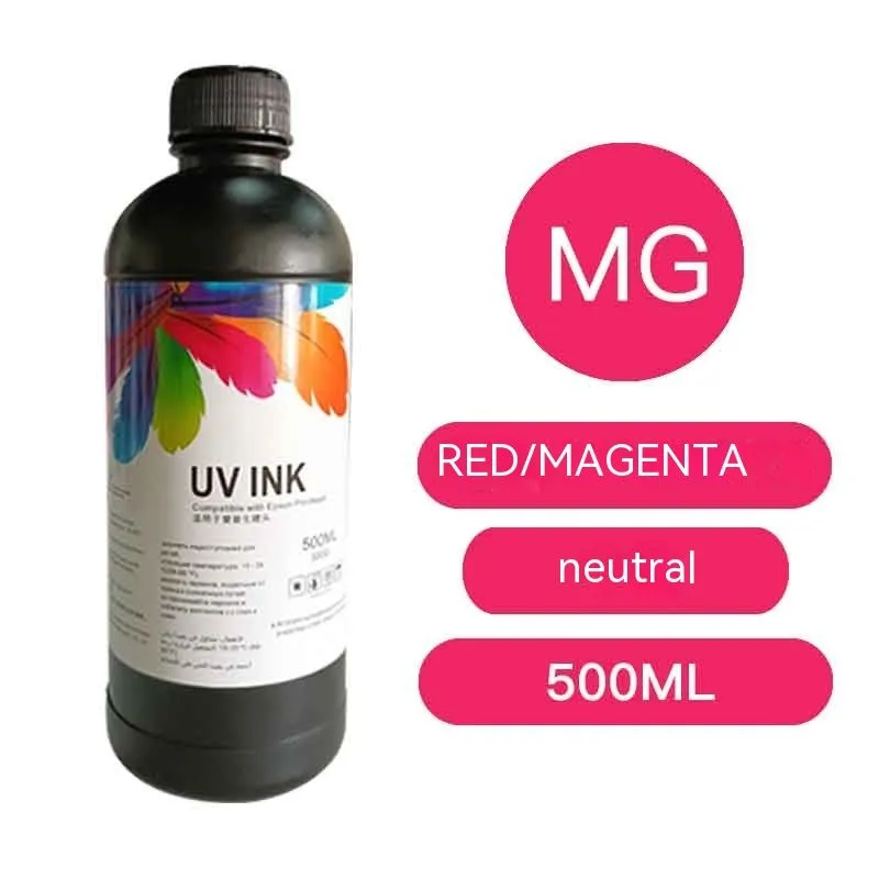 500ml bottle of Epson compatible UV ink for XP600 TX800 printers