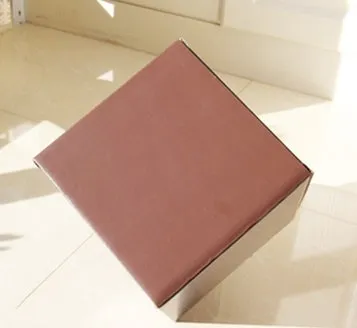 Square packaging box carton with three-floor internal structure and B corrugated cardboard construction