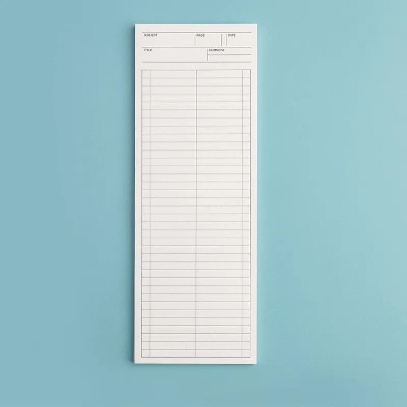 Ins Wind note book sticky pad with bear and bunny designs, 50 sheets, 91mm by 256mm